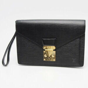 Louis Vuitton Epi Dragonne Shoulder Bag Black